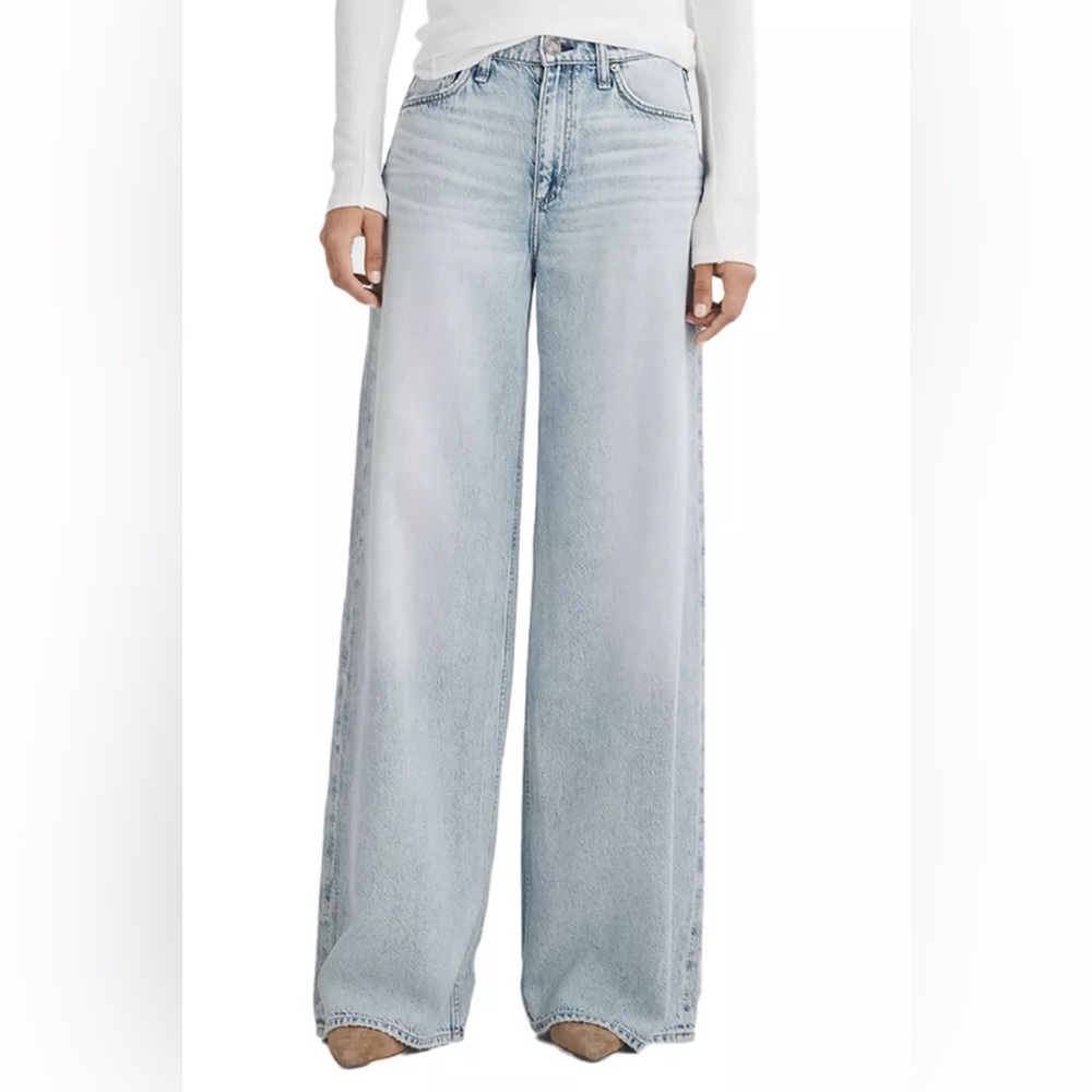 Rag & Bone Sofie Featherweight High Rise Wide Leg Women’s Jeans Size 26 - Picture 1 of 15